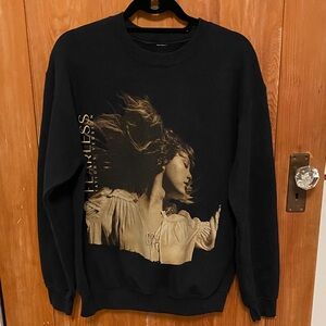 Taylor Swift Black Crewneck Sweatshirt